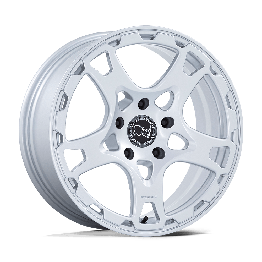 Black Rhino Hard Alloys Klaue 18X8 +20 Matte Silver