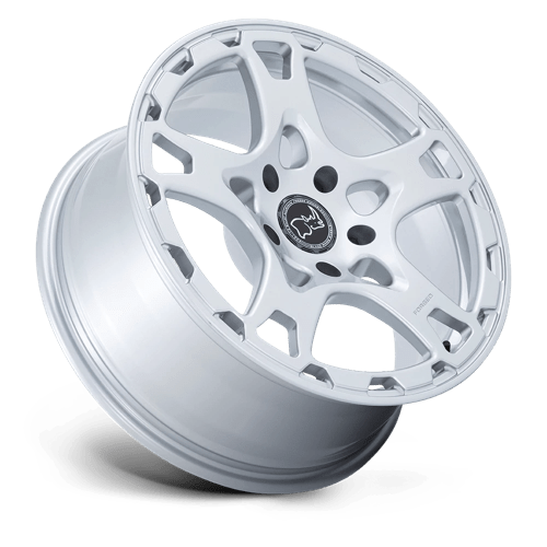 Black Rhino Hard Alloys Klaue 18X8 +20 Matte Silver