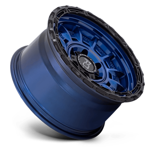 Black Rhino Hard Alloys Legion 20X10 -18 Cobalt Blue W/ Black Lip