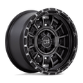 Black Rhino Hard Alloys Legion 17X9 -12 Matte Black Gray Tint
