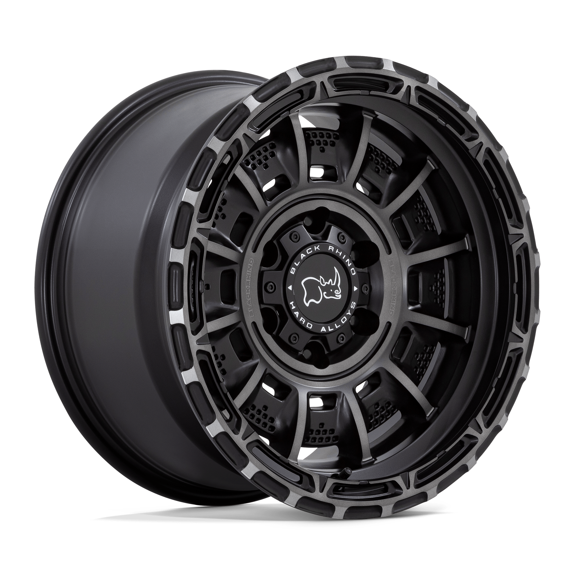 Black Rhino Hard Alloys Legion 20X10 -18 Matte Black Gray Tint
