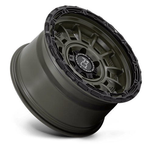 Black Rhino Hard Alloys Legion 17X9 +0 Olive Drab Green W/ Black Lip