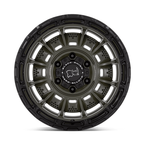 Black Rhino Hard Alloys Legion 20X10 -18 Olive Drab Green W/ Black Lip
