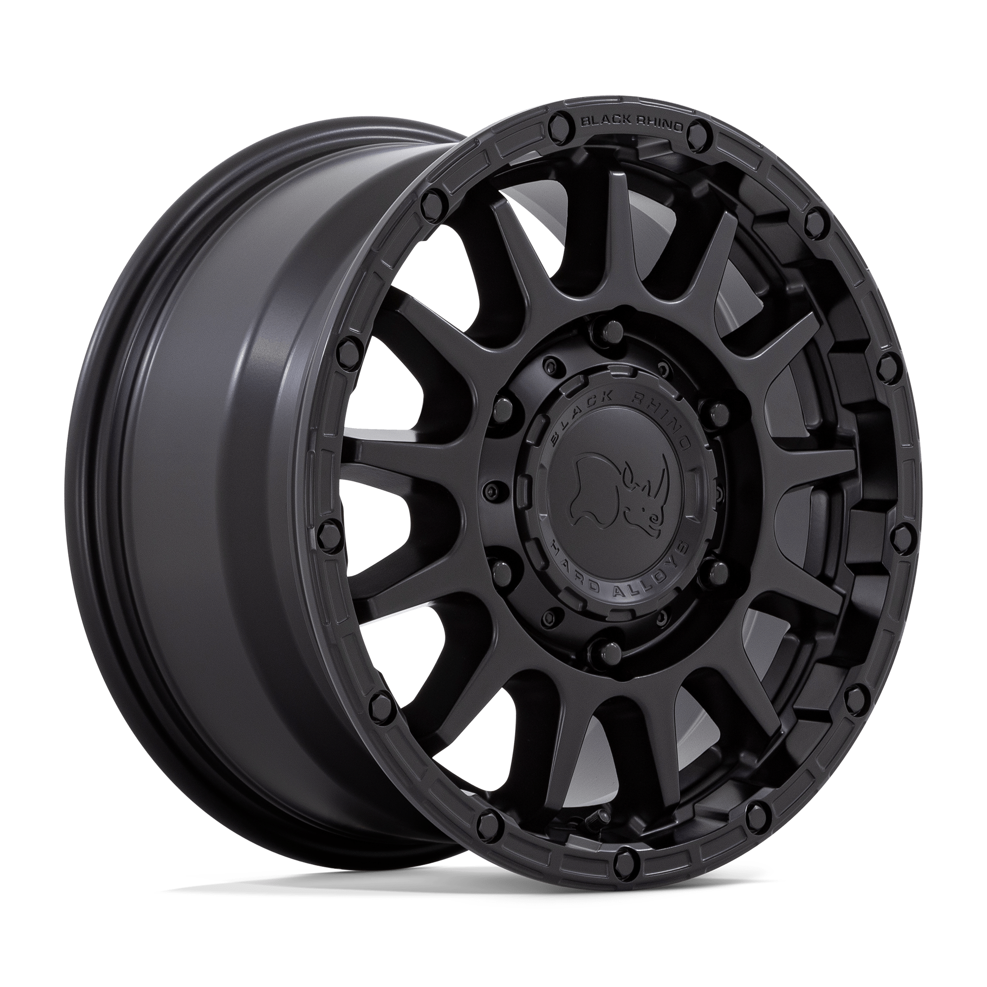 Black Rhino Hard Alloys Sequoia 16X8 +38 Matte Black