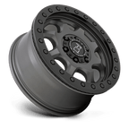 Black Rhino Hard Alloys Venture Beadlock 17X8 +38 Matte Gunmetal W/ Black Hrdw