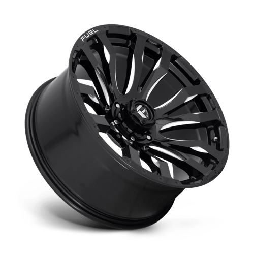 Fuel 1Pc D673 Blitz 17X9 -12 Gloss Black Milled