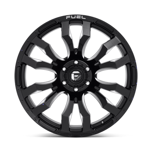 Fuel 1Pc D673 Blitz 20X9 +1 Gloss Black Milled
