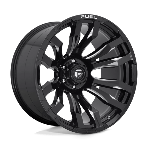 Fuel 1Pc D673 Blitz 22X12 -44 Gloss Black Milled