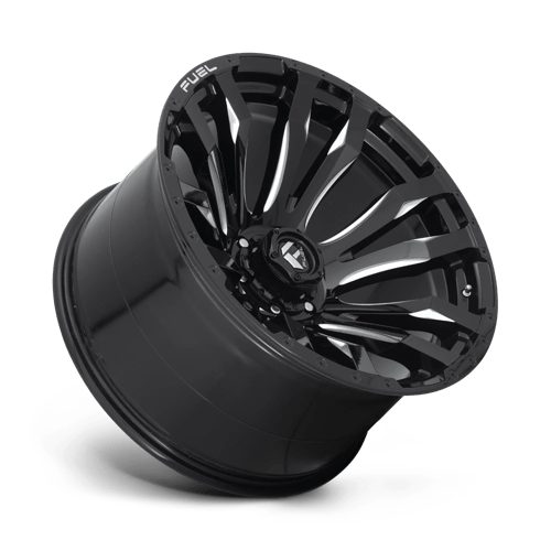 Fuel 1Pc D673 Blitz 22X12 -44 Gloss Black Milled