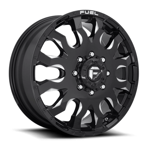 Fuel 1Pc D673 Blitz 20X8.25 +105 Gloss Black Milled