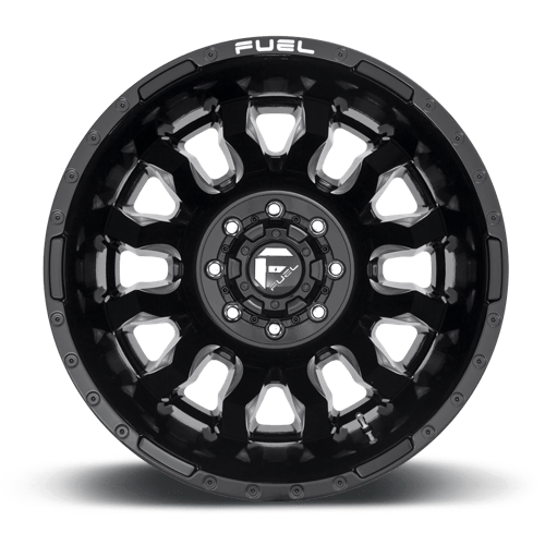 Fuel 1Pc D673 Blitz 20X8.25 -202 Gloss Black Milled