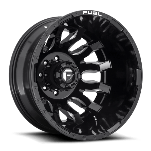 Fuel 1Pc D673 Blitz 20X8.25 -221 Gloss Black Milled