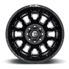 Fuel 1Pc D673 Blitz 20X8.25 -240 Gloss Black Milled