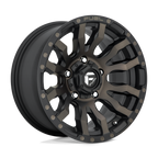 Fuel 1Pc D674 Blitz 18X9 -12 Matte Black Double Dark Tint