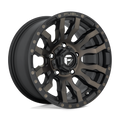Fuel 1Pc D674 Blitz 17X9 +1 Matte Black Double Dark Tint