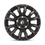 Fuel 1Pc D674 Blitz 16X8 +1 Matte Black Double Dark Tint