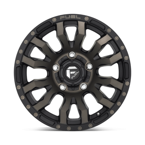 Fuel 1Pc D674 Blitz 16X8 +1 Matte Black Double Dark Tint