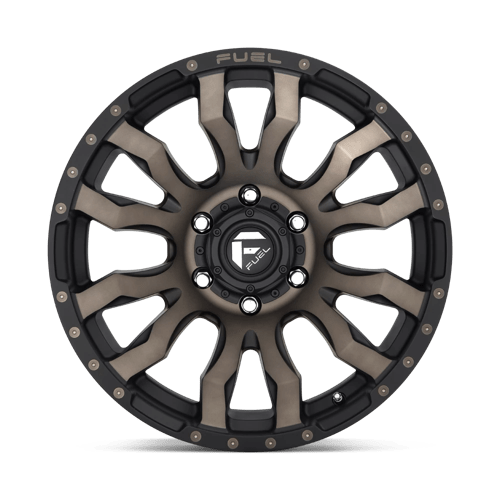 Fuel 1Pc D674 Blitz 20X9 +1 Matte Black Double Dark Tint