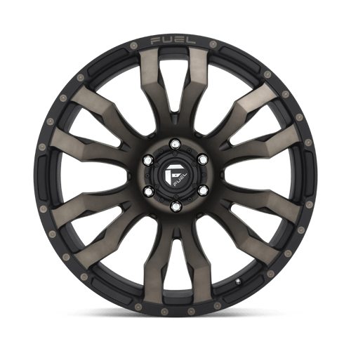 Fuel 1Pc D674 Blitz 22X10 -18 Matte Black Double Dark Tint
