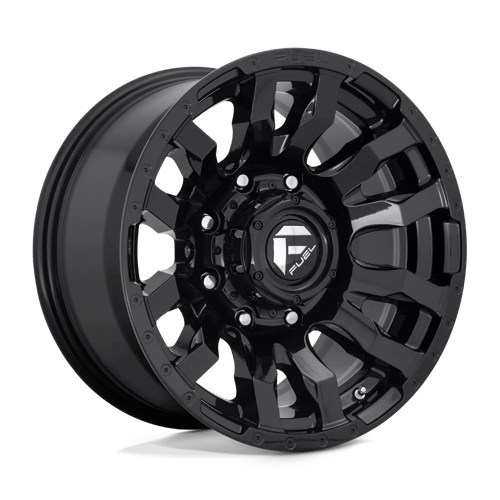 Fuel 1Pc D675 Blitz 22X10 -18 Gloss Black