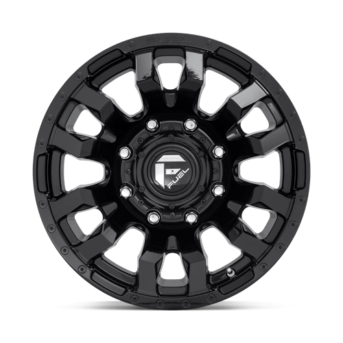 Fuel 1Pc D675 Blitz 22X10 -18 Gloss Black