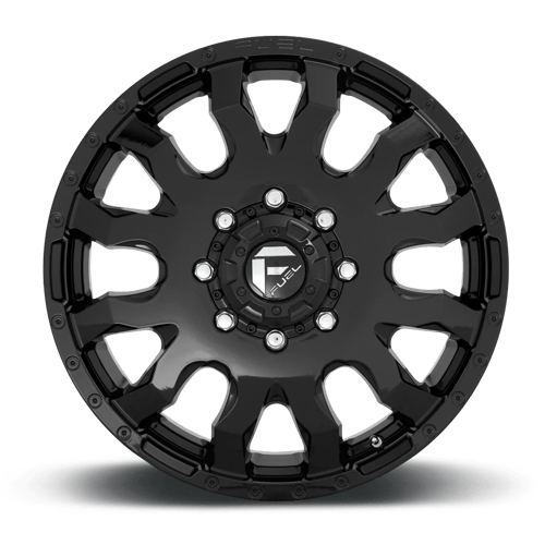Fuel 1Pc D675 Blitz 20X8.25 +105 Gloss Black