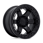 Fuel 1PC D122 BLOCK BEADLOCK 17X8.5 +0 MATTE BLACK W/ MATTE BLACK RING