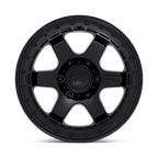 Fuel 1Pc D122 Block Beadlock 17X8.5 +0 Matte Black W/ M-Black Ring