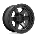 Fuel 1Pc D750 Block 18X9 +20 Matte Black W/ Black Ring