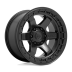 Fuel 1Pc D750 Block 18X9 +20 Matte Black W/ Black Ring