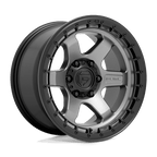 Fuel 1Pc D752 Block 17X9 +1 Matte Gunmetal W/ Black Ring
