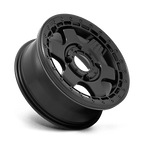 Fuel Utv D922 Block Utv Beadlock 15X6 +38 Matte Black W/ Black Ring