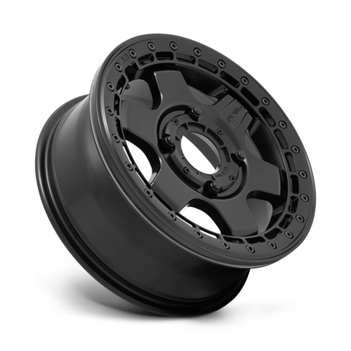 Fuel Utv D922 Block Utv Beadlock 15X6 +38 Matte Black W/ Black Ring