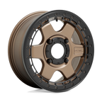 Fuel Utv D924 Block Utv Beadlock 15X6 +38 Matte Bronze W/ Black Ring
