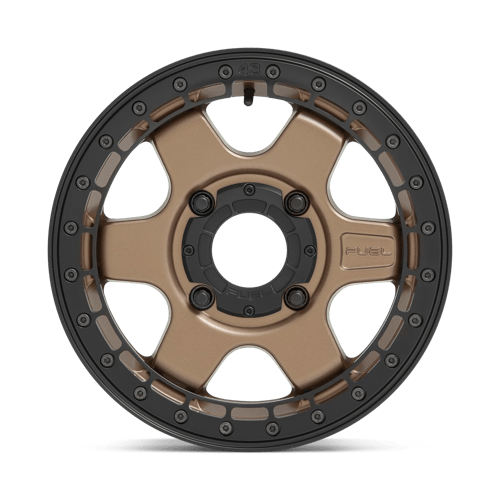 Fuel Utv D924 Block Utv Beadlock 15X6 +38 Matte Bronze W/ Black Ring