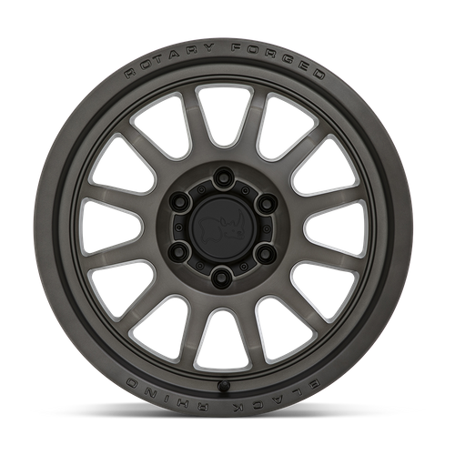 Black Rhino Hard Alloys Rapid 20X8.5 +0 Matte Brushed Gunmetal