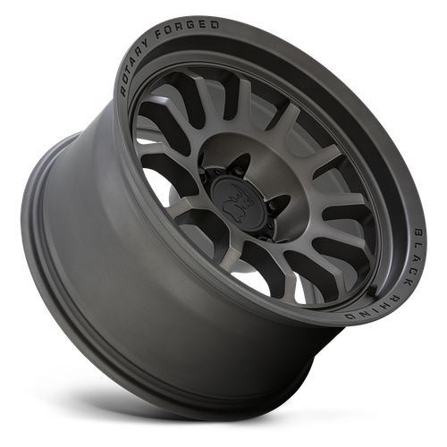 Black Rhino Hard Alloys Rapid 20X8.5 +0 Matte Brushed Gunmetal