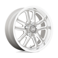 Us Mag 1Pc U130 Bullet 17X8 +1 Textured Gunmetal W/ Mill Edge