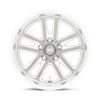 Us Mag 1Pc U130 Bullet 18X9.5 +1 Textured Gunmetal W/ Mill Edge