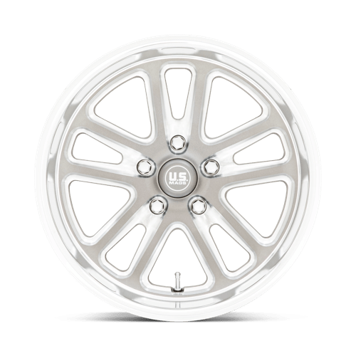 Us Mag 1Pc U130 Bullet 18X8 +1 Textured Gunmetal W/ Mill Edge