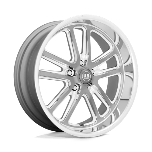 Us Mag 1Pc U130 Bullet 20X8 +1 Textured Gunmetal W/ Mill Edge