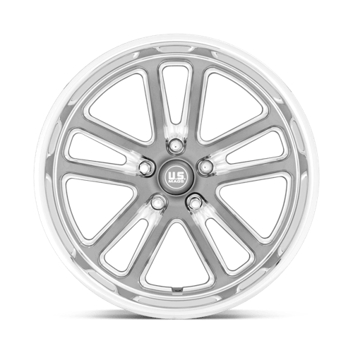 Us Mag 1Pc U130 Bullet 20X8 +1 Textured Gunmetal W/ Mill Edge