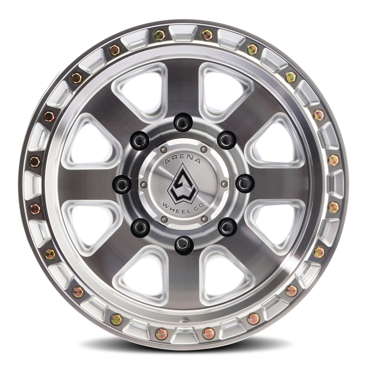 Arena Bandit 17X9 +0 Gloss Silver Machined