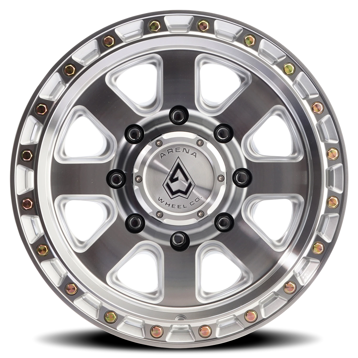 Arena Bandit 17X9 +0 Gloss Silver Machined
