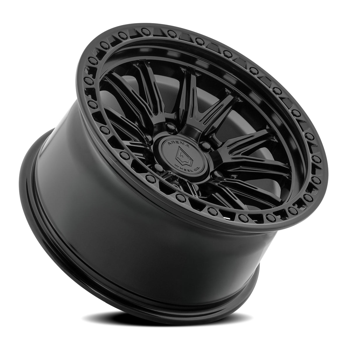 Arena Blitz 17X9 +0 Satin Black W/ Gloss Black Lip