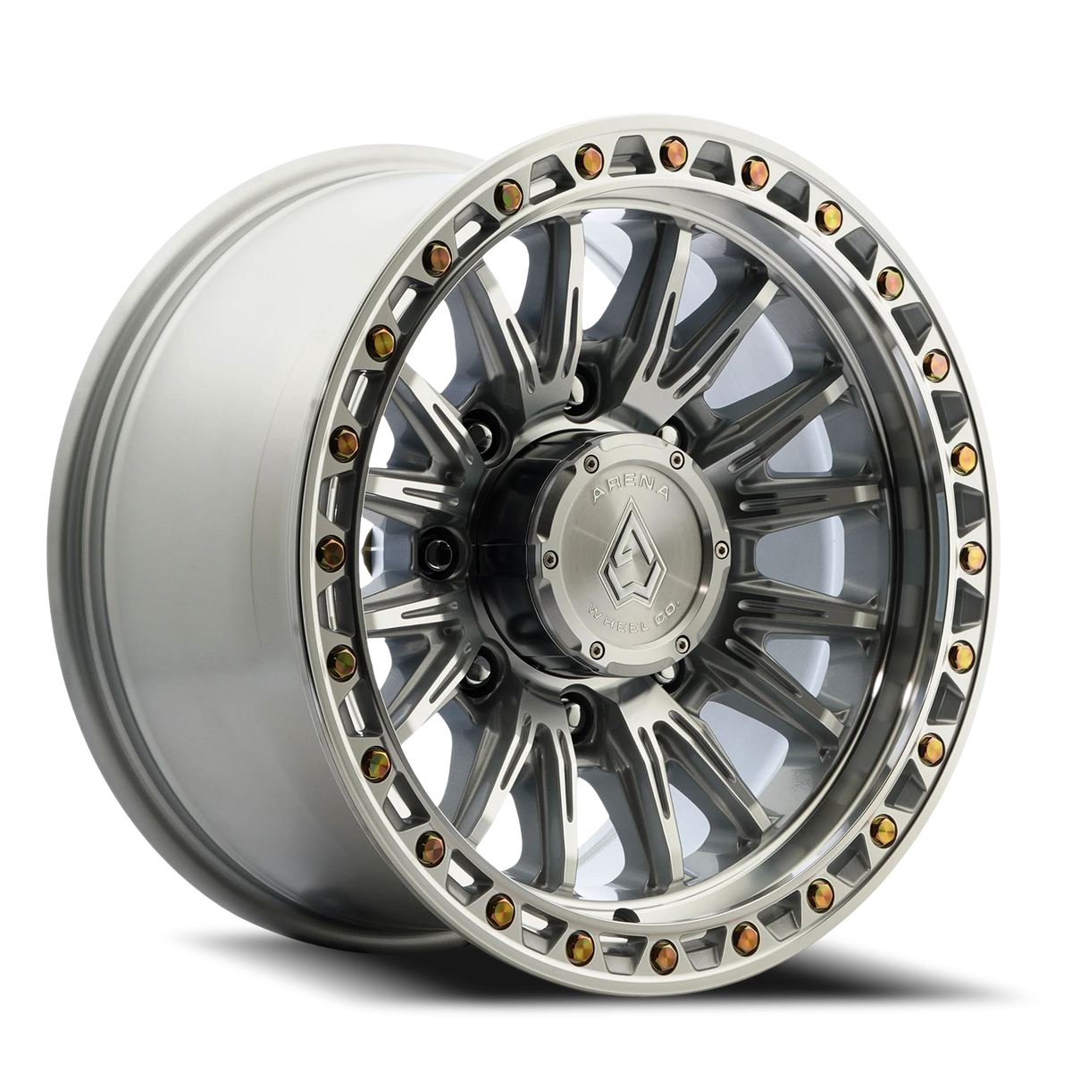 Arena Blitz 17X9 +0 Gloss Silver Machined