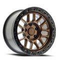 Arena Boost 17X9 +0 Smoked Bronze W/ Satin Black Lip