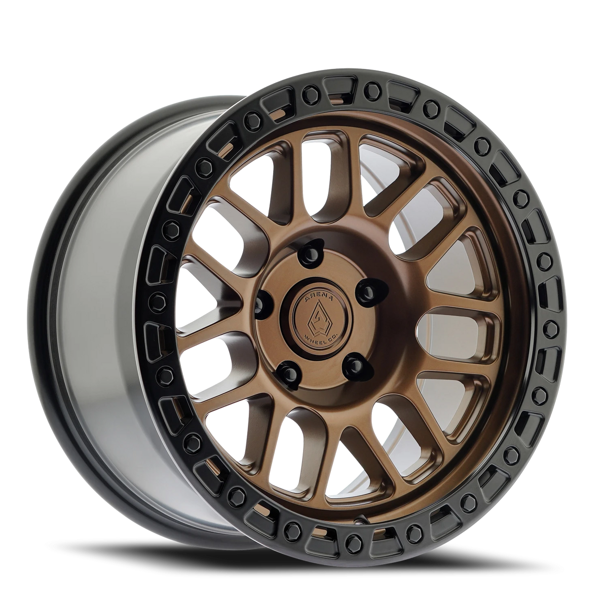 Arena Boost 17X9 +0 Smoked Bronze W/ Satin Black Lip
