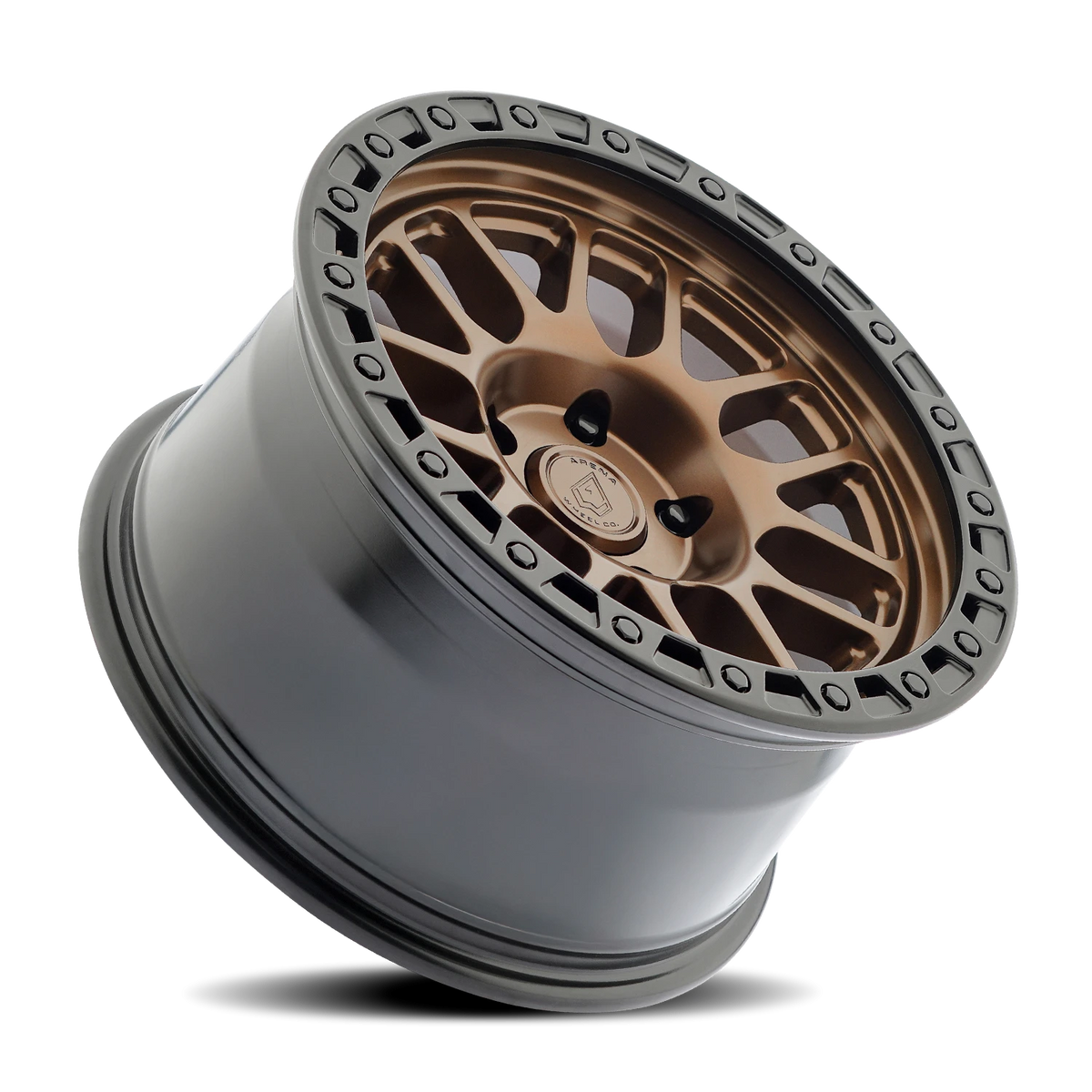 Arena Boost 17X9 +0 Smoked Bronze W/ Satin Black Lip