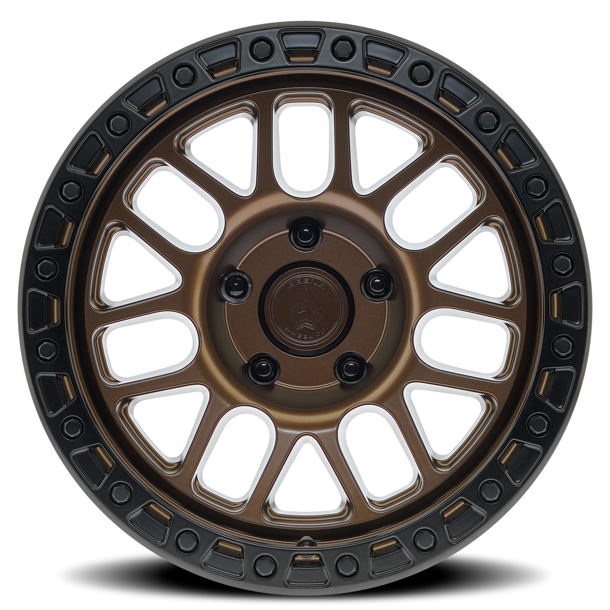Arena Boost 17X9 +0 Smoked Bronze W/ Satin Black Lip